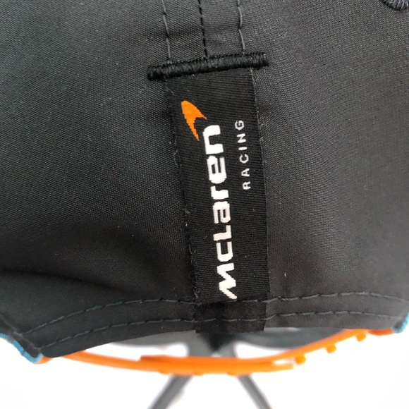 New Era McLaren Racing Championship Hat Black and Orange Team Cap - Picture 5 of 6